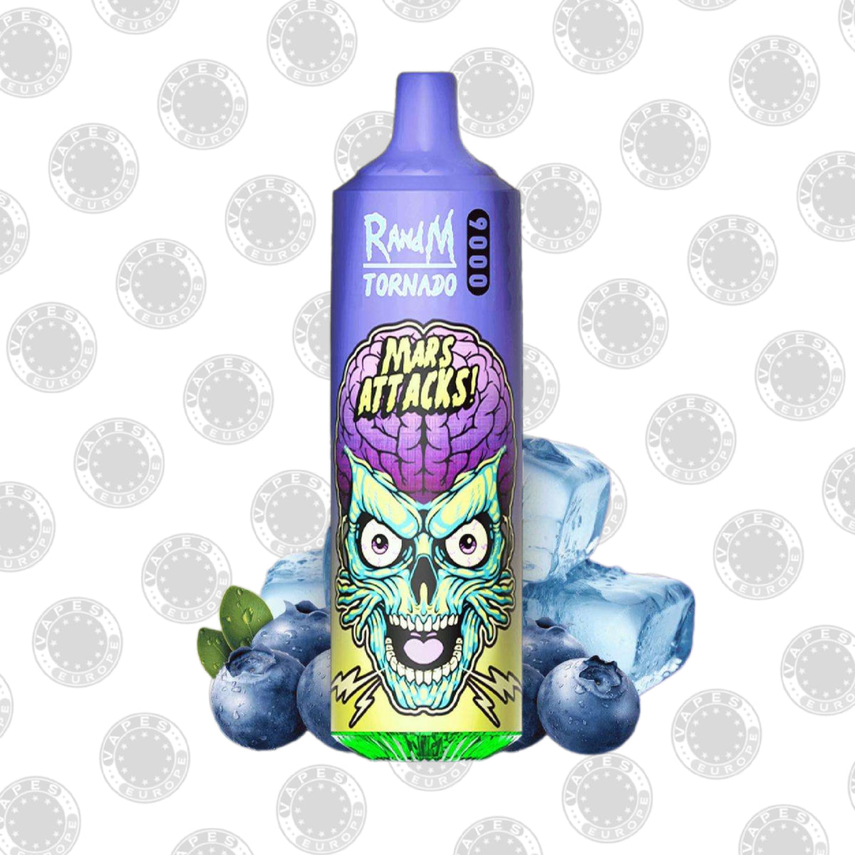 elfbar nachfüll pod läuft aus RandM Tornado 9000 Blueberry Ice – 18,99 £