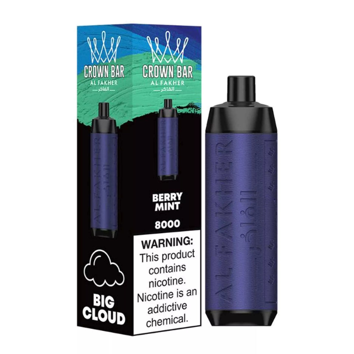 Al Fakher Crown Bar 8000 Disposable Vape (Box of 10)