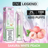 Elux ENE Legend 4000 Puffs Vape Jetable