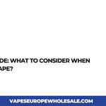 JNR Vapes Guide : Que prendre en compte lors du choix d'une vape ?
