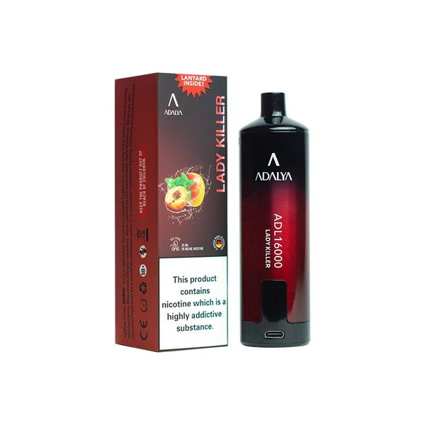 puff adalya 16000 sans nicotine Découvrez la Vape Jetable ADALYA 16000 Puffs